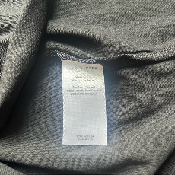Rag & Bone Black Gaia Tee - Picture 7 of 8
